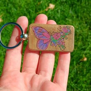 Butterfly keychain